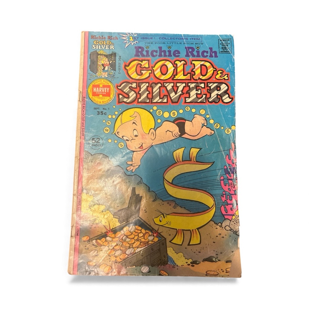 Richie Rich Gold and Silver 1st Issue Collectors Item Harvey Comics